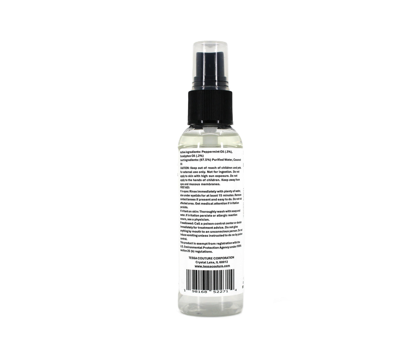 LoCascio- No Stingers- Wasp and Bee Repellent, 2 fl oz, Deet Free, Cruelty Free, Organic