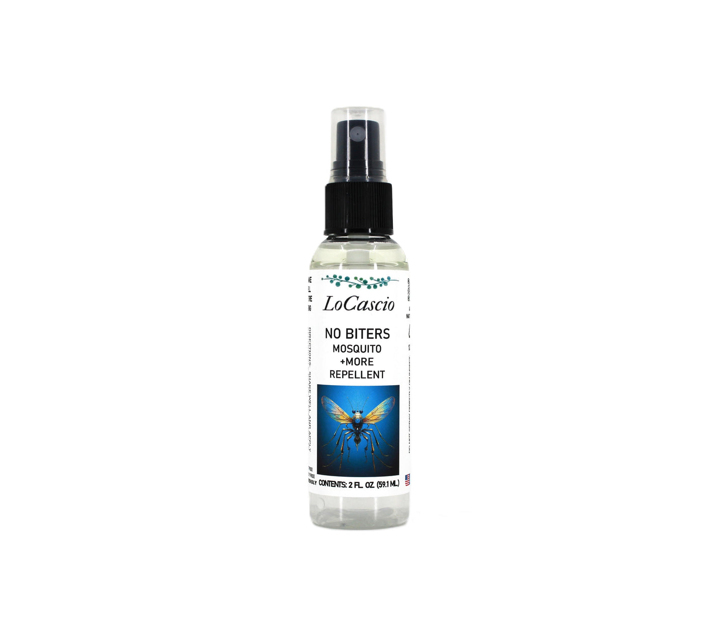 🦟 LoCascio No Biters – Natural Mosquito Repellent (3-Pack, 2 oz Travel Size)