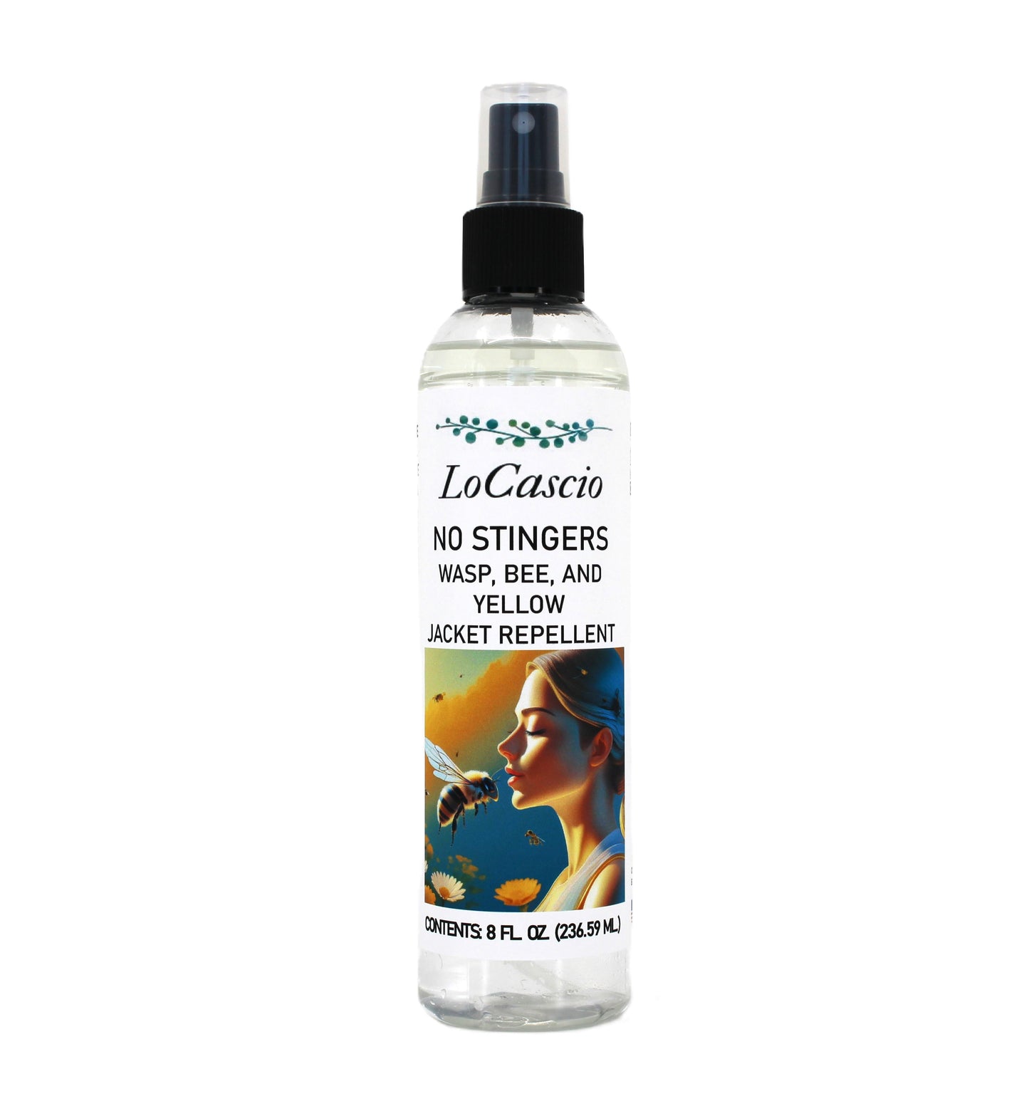 🐝 LoCascio No Stingers – Natural Wasp & Bee Repellent Spray (8 oz)