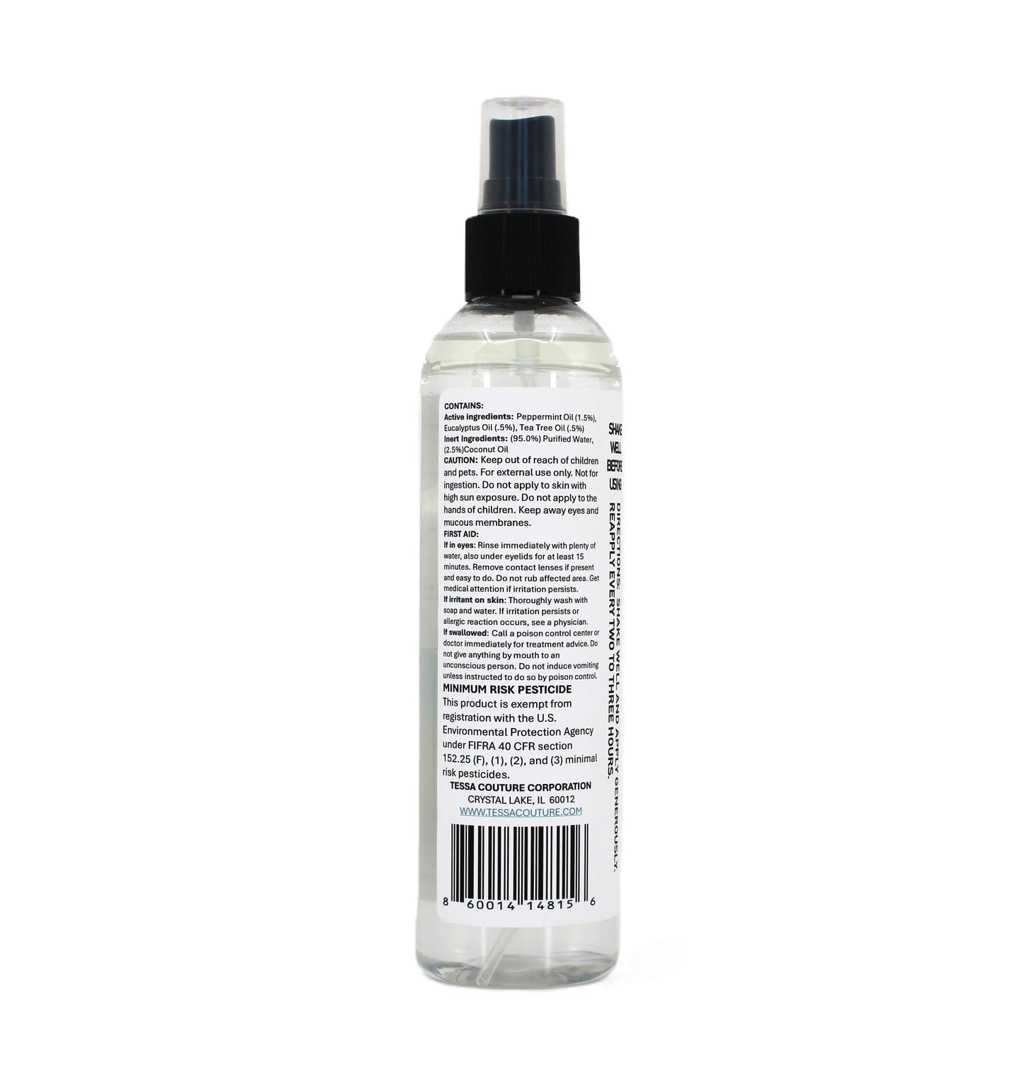 🏖️ LoCascio Beach Away – Natural Sand Flea & No-See-Um Repellent Spray (8 oz)