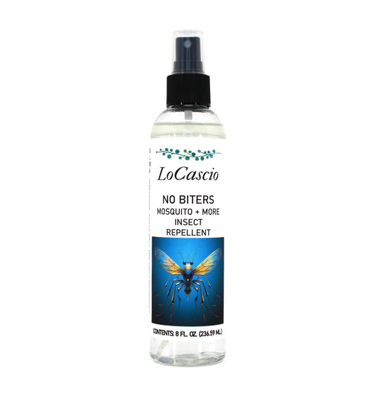 🦟 LoCascio No Biters – Natural Mosquito Repellent Spray (8 oz)