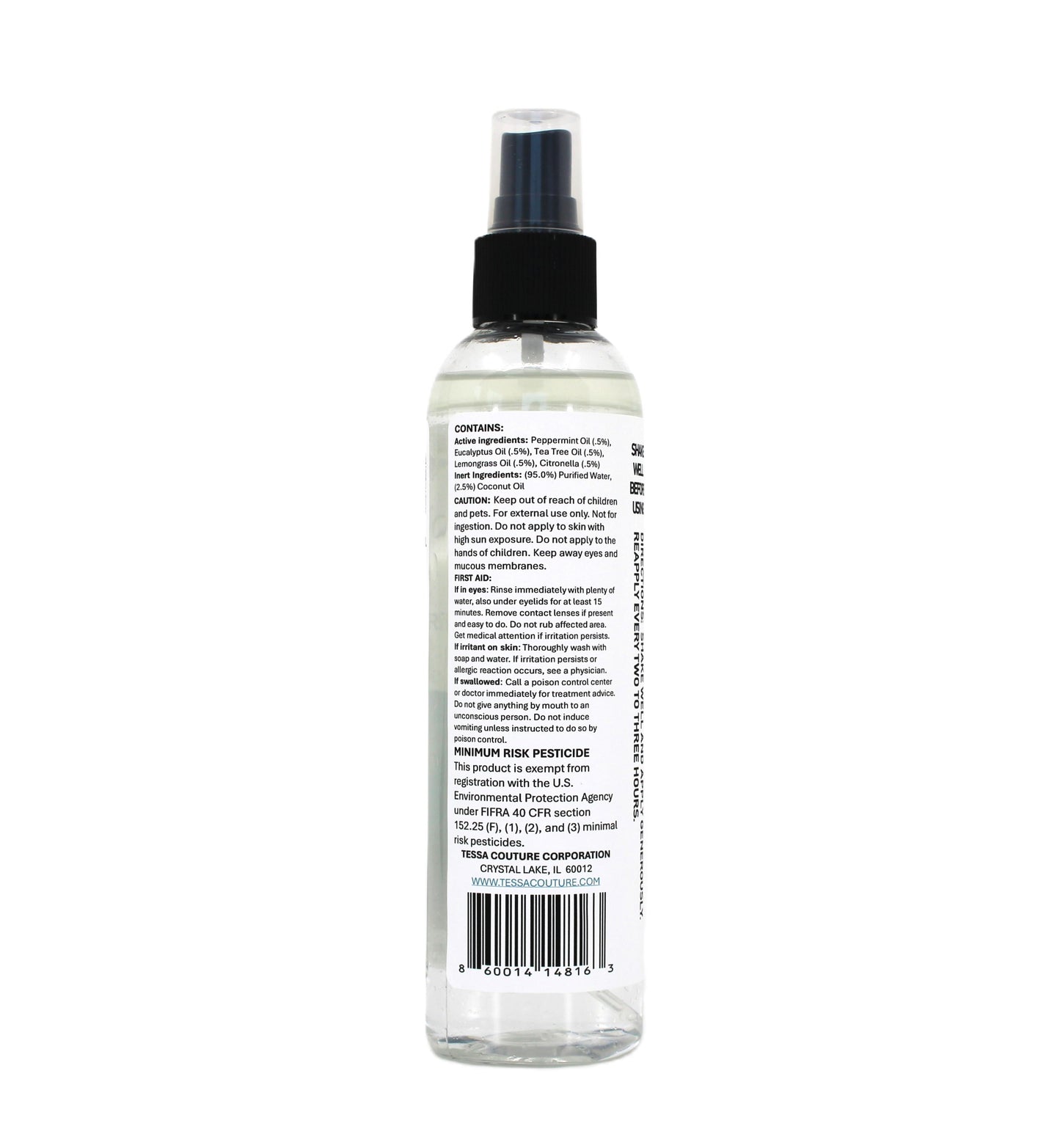 🦟 LoCascio No Biters – Natural Mosquito Repellent Spray (8 oz)