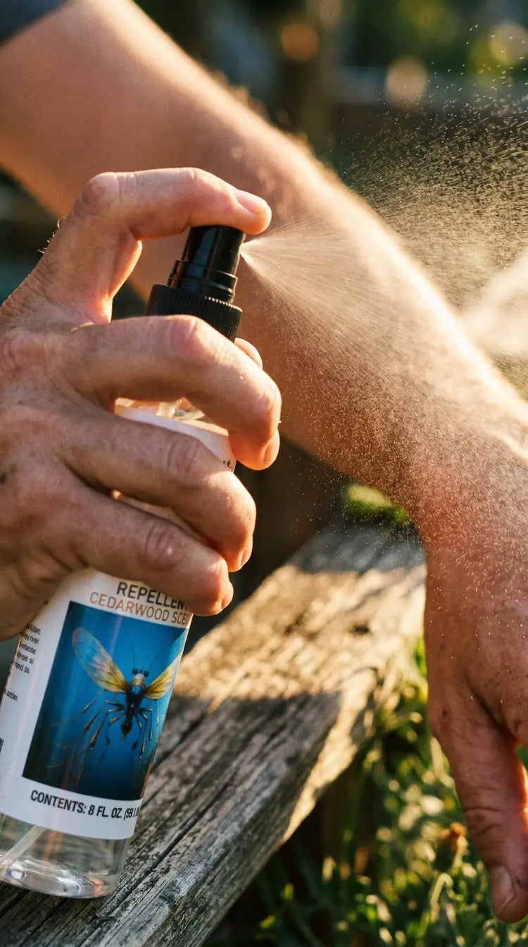 🦟 LoCascio No Biters – Natural Mosquito Repellent (Cedarwood Scent, 8 oz)