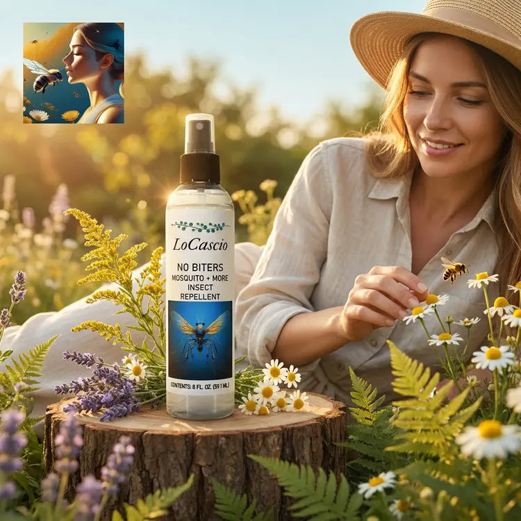 🦟 LoCascio No Biters – Natural Mosquito Repellent Spray (8 oz)